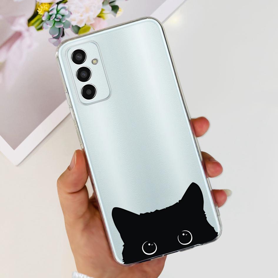 For Samsung Galaxy M13 Case M 13 2022 Cover SM-M135F Lovely Astronaut Clear Soft Silicone Shockproof Bumper For Samsung F13 Capa