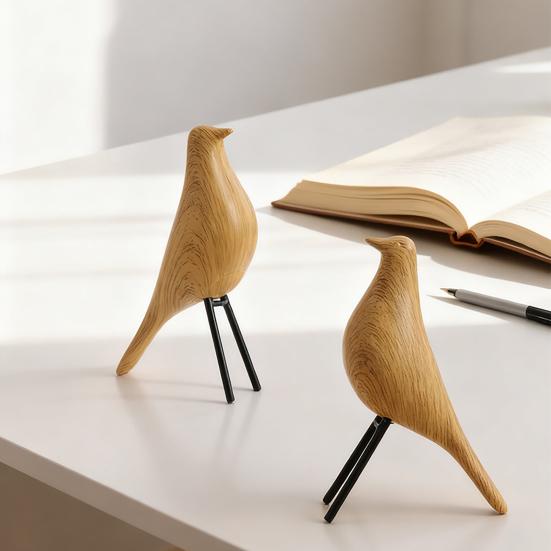 Nordic Style Bird Desktop Decor Medieval Table Decor