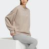 adidas Oryginalna bluza dresowa z okrągłym dekoltem Adibreak z patchworkiem i haftowanym logo Damskie topy Szary IC8131