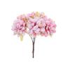 6/18Pcs Artificial Flower Silk Carnation Outdoor UV Protection Wedding Bridal Bouquet Christmas Diy Home Decortion Scrapbooking
