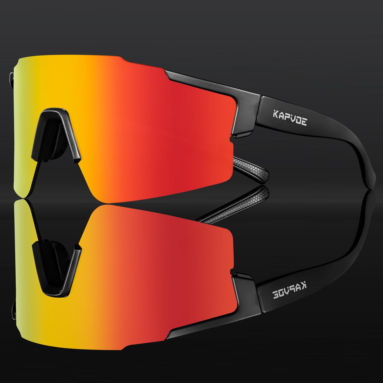 Factory Supply Custom Fashion HD Dazzling Color Ultra Light Running Sunglasses Outdoor Sports Cycling Hiking Eyewear