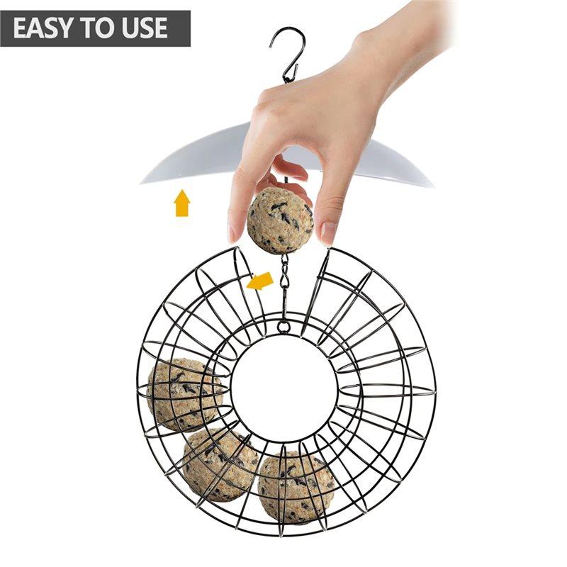 A96I-Hanging Fatball Energy Ball For Bird Feeder Outdoor Field For Bird Lovers Garden Food Dispenser For Mix Blends