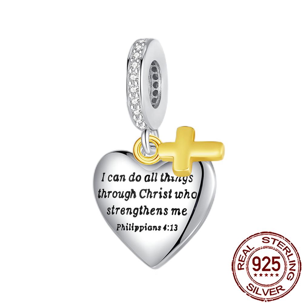 New Charms Copper Dream Catcher Cross Clover Angle Wing Heart Beads Fit Origina Bracelet Necklace Diy Jewelry