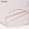 mybody Women's Seamless Hot-Bonded Mid-Waist Boxer Briefs