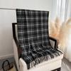 New Plaid Autumn and Winter Warm Scarf Shawl Commuting Versatile Couple Tassel Imitation Cashmere Scarf