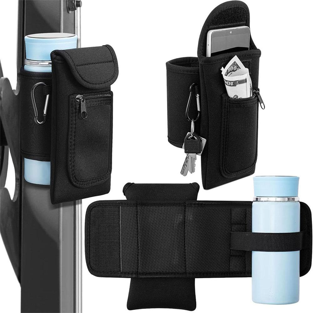 Magnetic Water Bottle Sleeve Pouch Magnetic Water Bottle Holder Magnetic Water Bottle Bag for Cell Phones Key Cards Headphones China Mainland