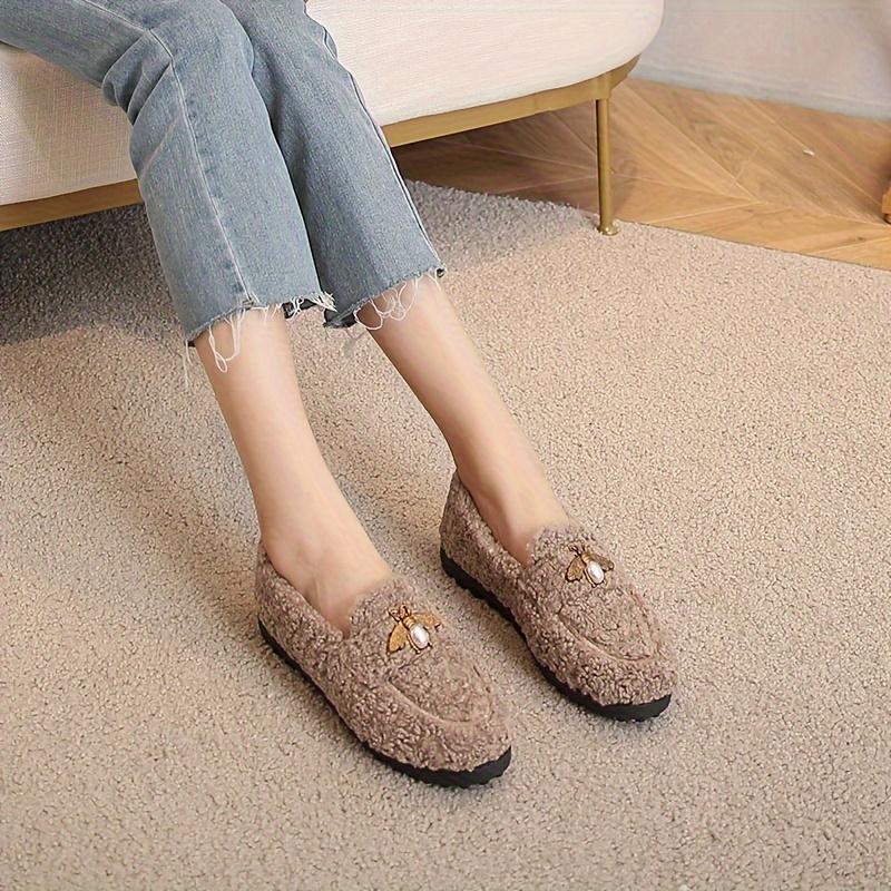 Women's Shearling Fleece Boots for Winter Wear 2025 Korean Style Flat Sole Moisture-Wicking, Warm, Comfortable