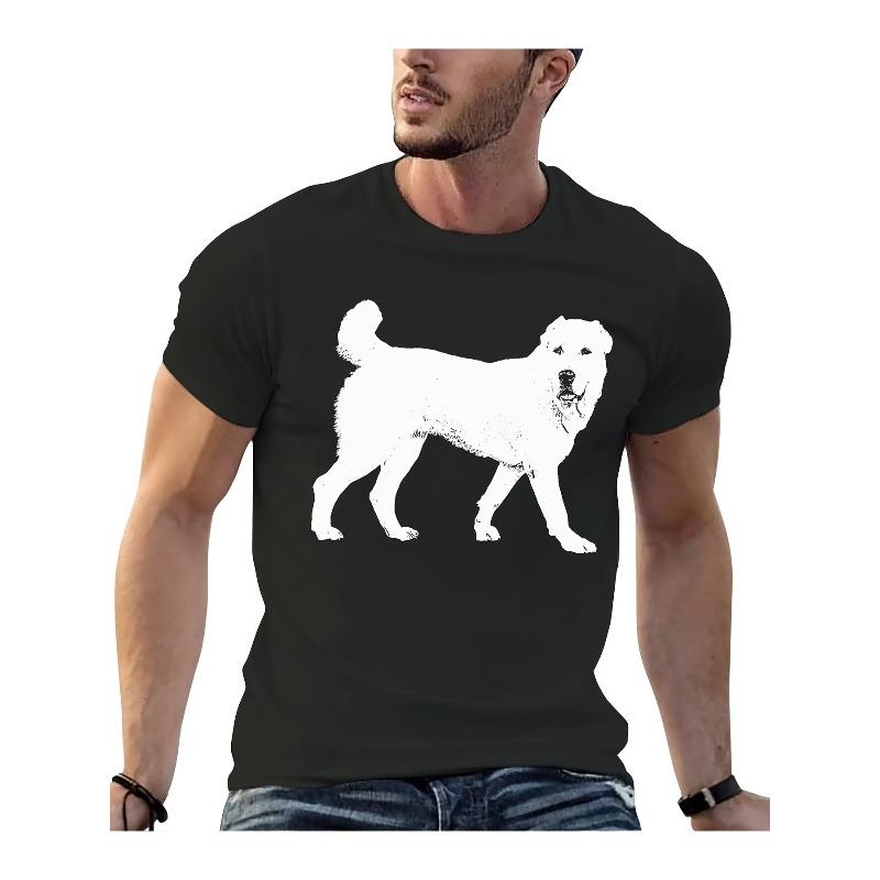 T-Shirt Featuring The Central Asian Shepherd Dog S чёрный
