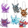 Creative Anime Eevee Gengar Squirtle Bulbasaur Acrylic Keychain Cartoon My Melody Bag Charm Keyring Pendant Backpack Accessories