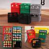 {Hot}1PCS 3D Printed Battery Storage Box DIY Beer Crate Hold 12pcs No. 5 AA Or 24pcs No. 7 AAA Battery Stackable Storage Basket
