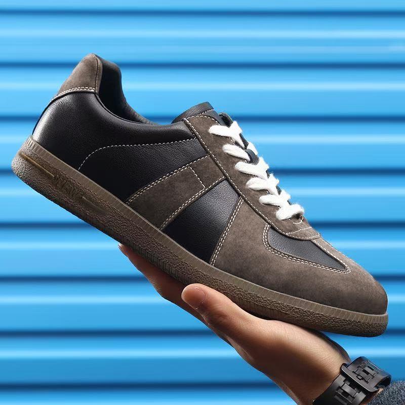 Spring and summer new casual shoes versatile retro real business board shoes light sports shoes men's shoes