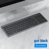 Rechargeable Silent Wireless Bluetooth Keyboard & Mouse Set for iPad, Laptop, and Desktop.