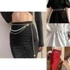 Vintage Three Layer Pearl Waist Chain For Women Stylish Dress Accessory Belt