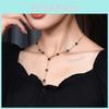 Elegant Korean Style Y Letter Necklace For Women With Sparkling Diamond Accents