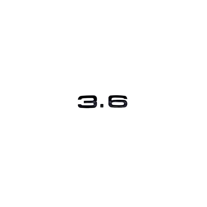 3D ABS 2.4 3.2 3.6 4.2 Letter Car Rear Trunk Tailgate Fender Door Badge Emblem Adhesive Sticker For Audi A4 A5 A6 A7 A8 Q3 Q5 Q7