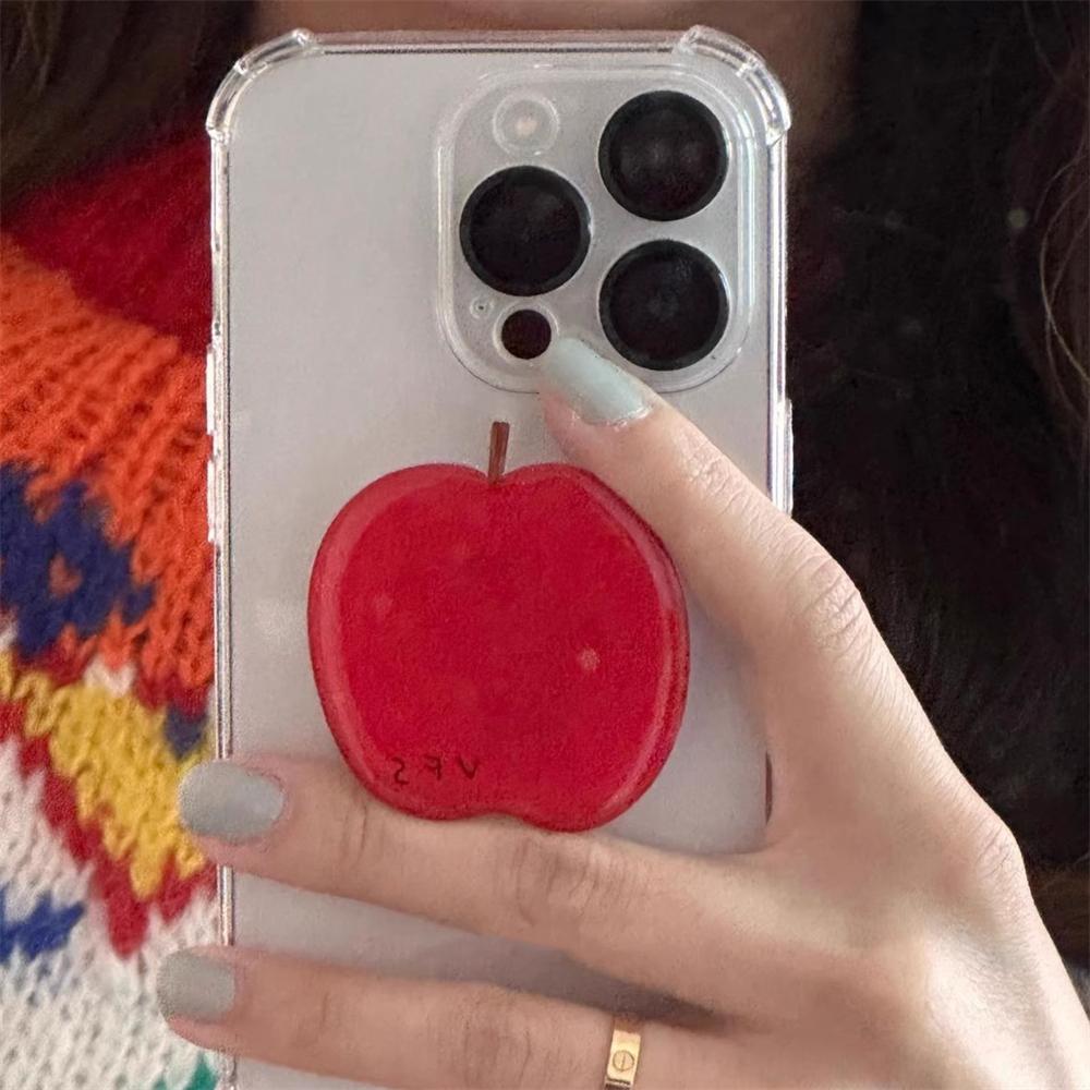 Ins Korean Cute Cartoon Red Griptok Phone Holder Stand For iPhone Samsung Universal Accessories Finger Bracket Support