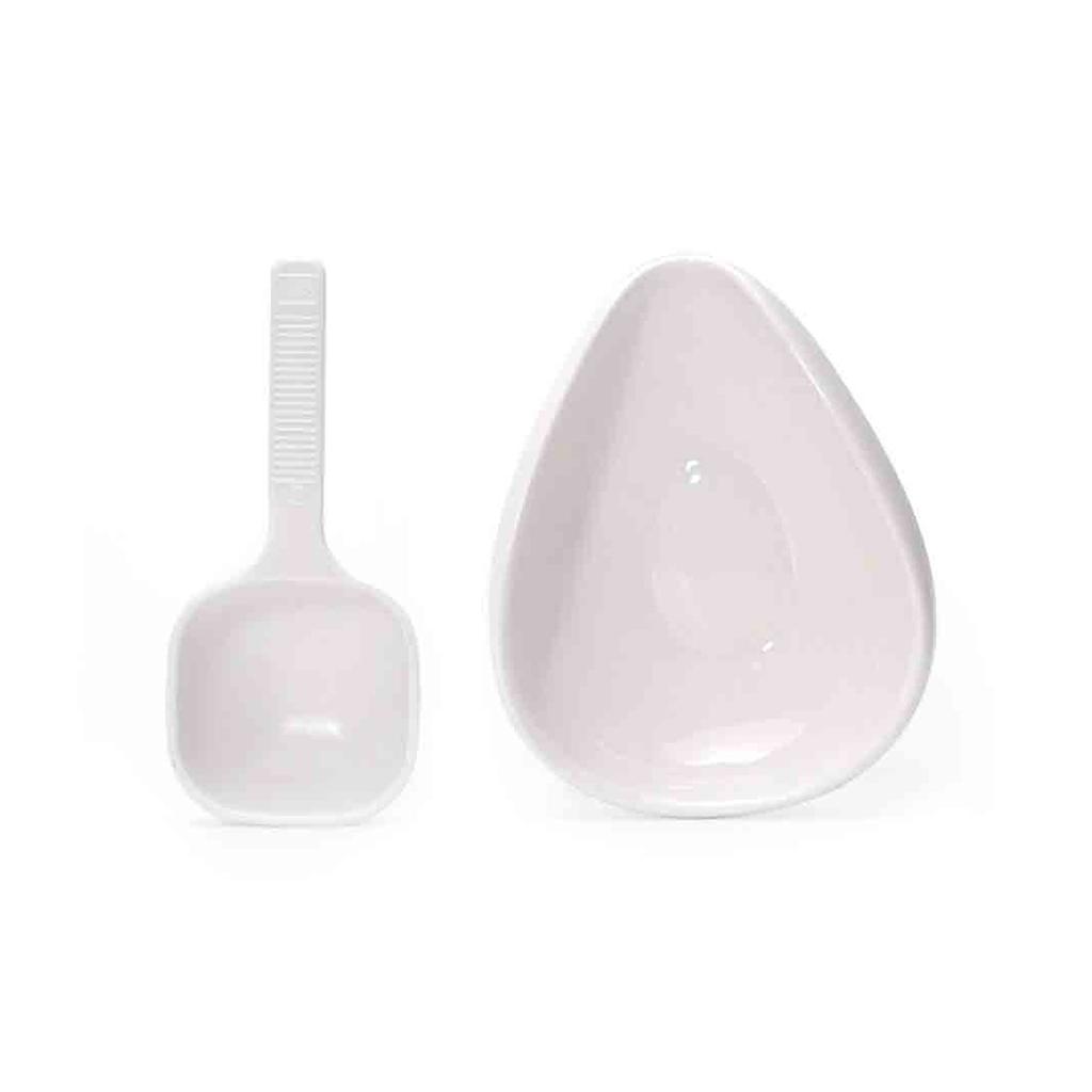 Leeseph Coffee Bean Dosing Cup & Spray Bottle Kit for Bar, Static Reduction Ceramic Single Dose Tray, Barista Accessories Set
