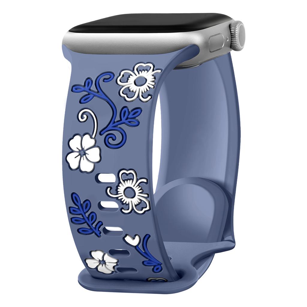 Graviertes Armband für Apple Watch Band 42mm 44mm 46mm 45mm 41 40 49 Sport Armband iWatch Serie 11 10 9 8 7 SE 6 5 Ultra 3