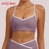 Yoga Sports Bra For Women With Quick Dry Fabric Mesh Back Support For Running And Fitness