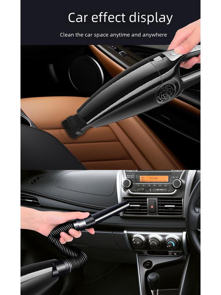 High-Power Portable Handheld Car Vacuum Cleaner: Super Powerful Mini Vacuum Cleaner
