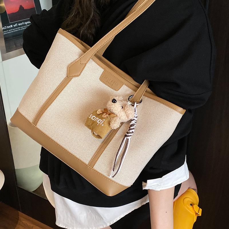 Premium Commuter Large-capacity Tote Bag Women's 2025 New Fashion Retro Versatile Shoulder Bag Trendy Underarm Bag