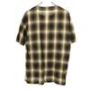 MONKEY TIME Check Pattern Short sleeve shirt M Mustard pullover Men's Used