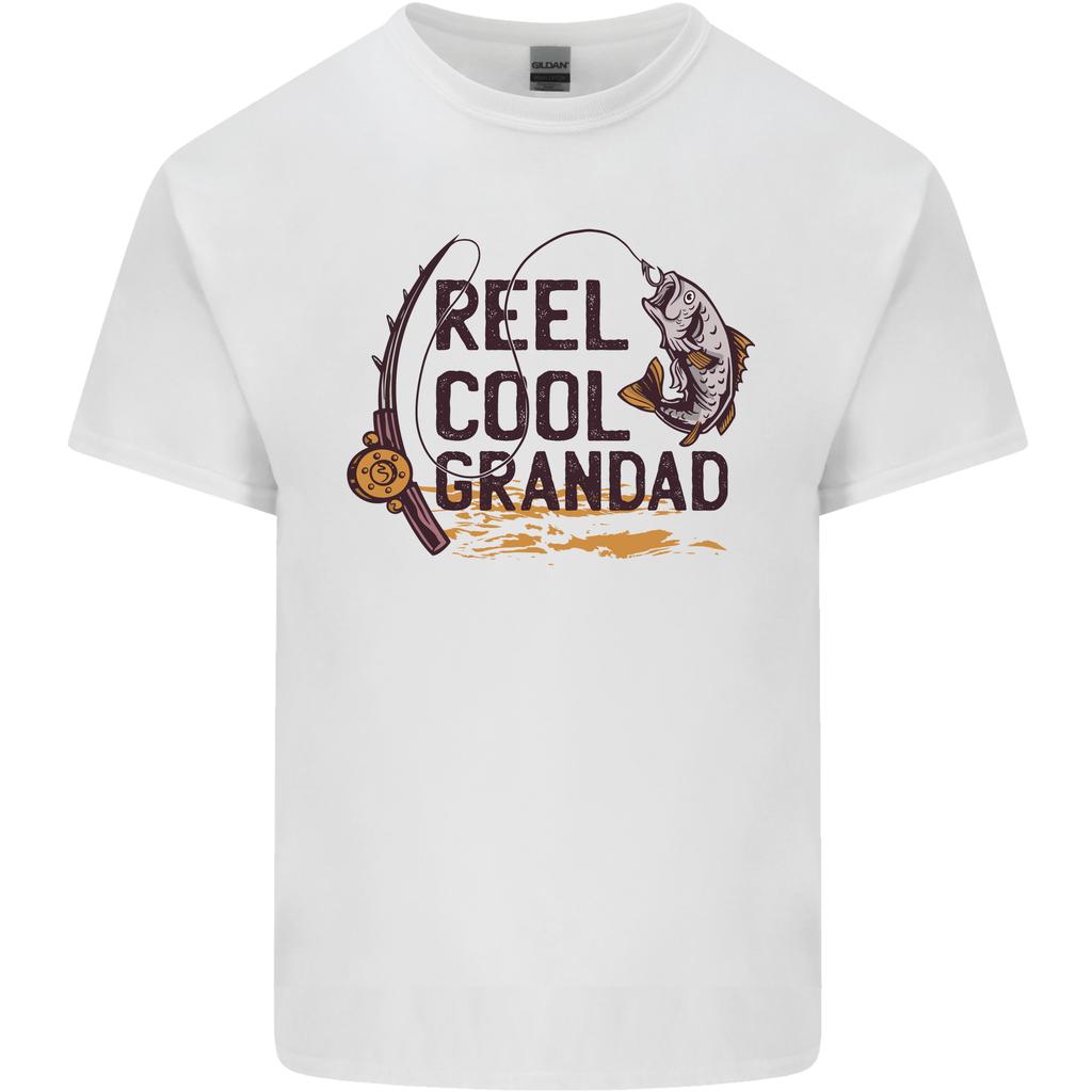 Reel Cool Grandad Funny Fishing FisherUnisex Unisexs Light Cotton TShirt