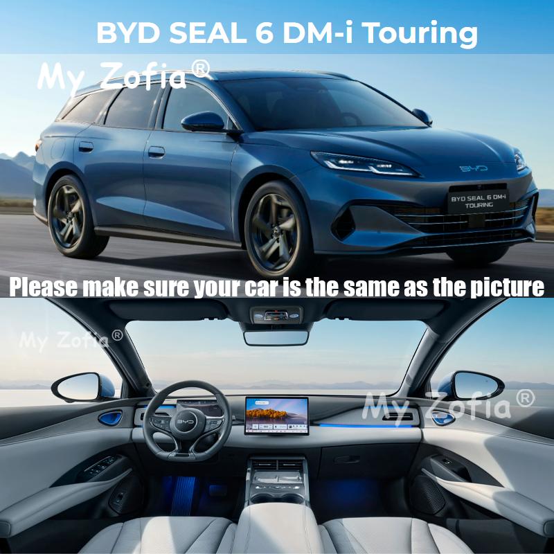 For BYD SEAL 6 DM-i Touring 2025 2026 Car Boot Mat Rear Trunk Liner Cargo Protection Leather Mat Modification Accessories