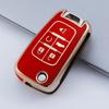 TPU Flip Car Key Fob Case Cover for Chevrolet Cruze Impala Camaro Garna Equinox Volt Yakista AVEO Impala GMC Buick Excelle GL8
