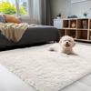 Olanly Large Area Rugs For Living Room Bedroom Soft Fluffy Shaggy Bedside Rug Indoor Floor Plush Carpet for Kids Dorm Home Decor