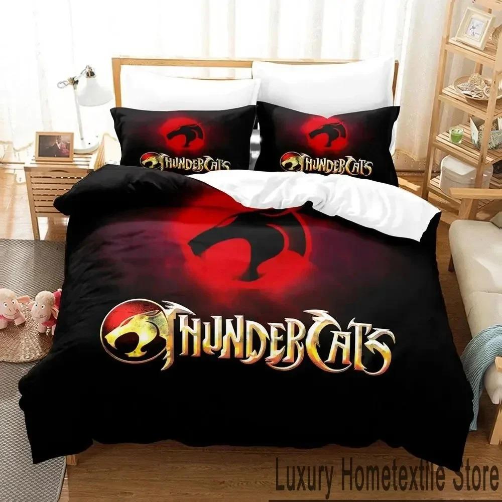 3D Druck Thundercats Bettwäsche Set Jungen Mädchen Twin Queen King Size Bettbezug Kissenbezug Bett Jungen Erwachsene Heimtextil