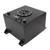 5 Gallon 20L Fuel Cell Tank with Cap Aluminum Alloy Black Fuel Cell for Hot Rod Street Racing Track