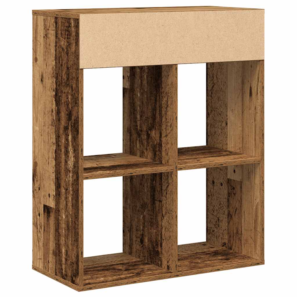 Bookshelf Vintage Wood Look 66 x 31 x 80 cm Engineered Wood
