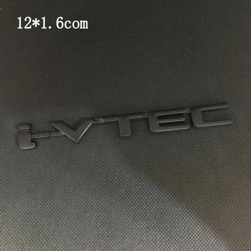 Honda Car Rear Trunk Metal Label Sticker For Honda Civic Accord City CR-V Jade Fit Odyssey Hybrid Car Accessories Clvlc Ivtec