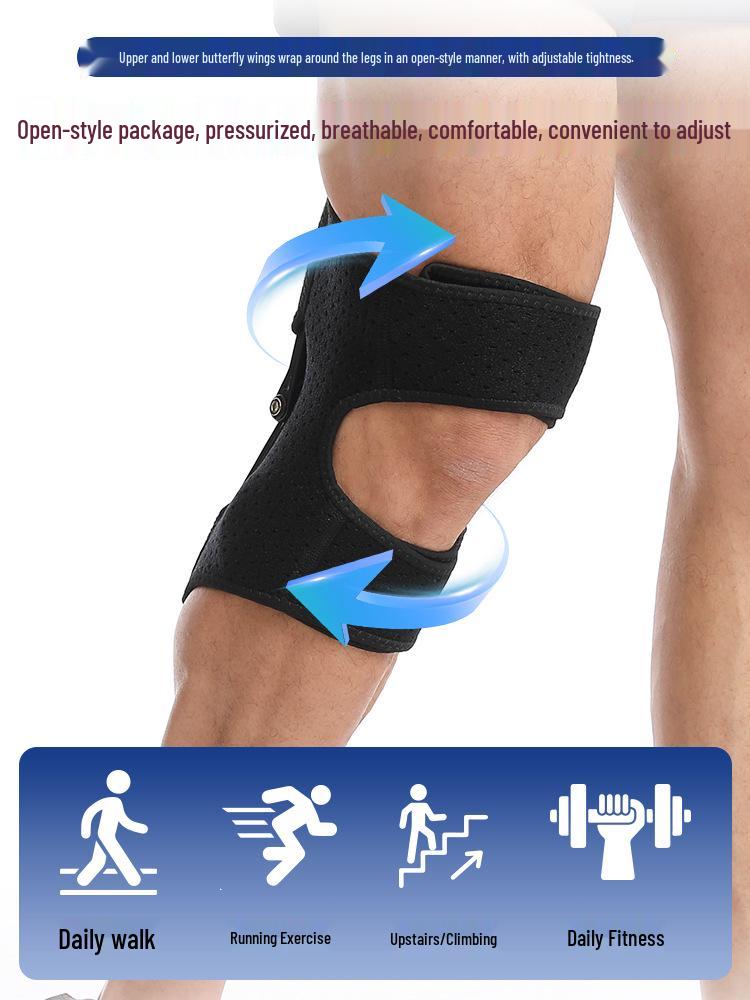 Knee Support Exoskeleton for Joint Stability In Walking and Climbing for Seniors