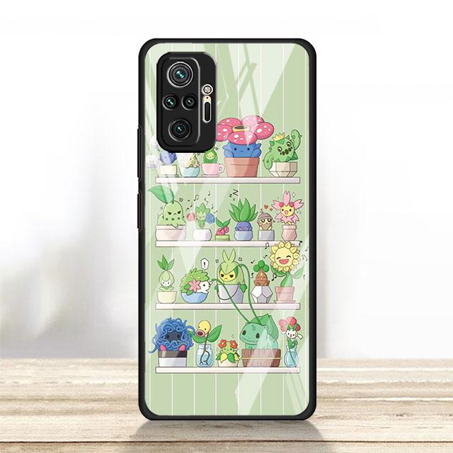 Θήκη από Γυαλί Anime Comic Pokemon Για Xiaomi Mi Poco X3 NFC F3 11T 11 Lite Funda Για Redmi Note 11 Pro 10 9 8 9C K40 Κάλυμμα Τηλεφώνου