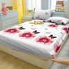 1 Jednoduché Moderní Rostlinné Květinové Motýlí Tištěné Matné Prostěradlo s Gumičkou, Ložnicový Tištěný Přehoz na Postel, Povlečení (Kromě povlaků na polštáře)