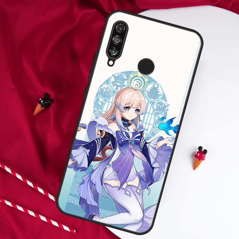 Genshin Impact Sangonomiya Kokomi For Huawei Nova 5T 12s 12i 11i Y90 Y70 Y60 Y61 Y91 Y72 9 10 SE P20 P40 Lite P60 P30 Pro Case