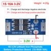 BMS 1S 12A 16A 24A 3.7V LiFePO4 Lithium Battery Protection Board 18650 4.2V Charging Voltage/Short Circuit/Overcharge Prevention