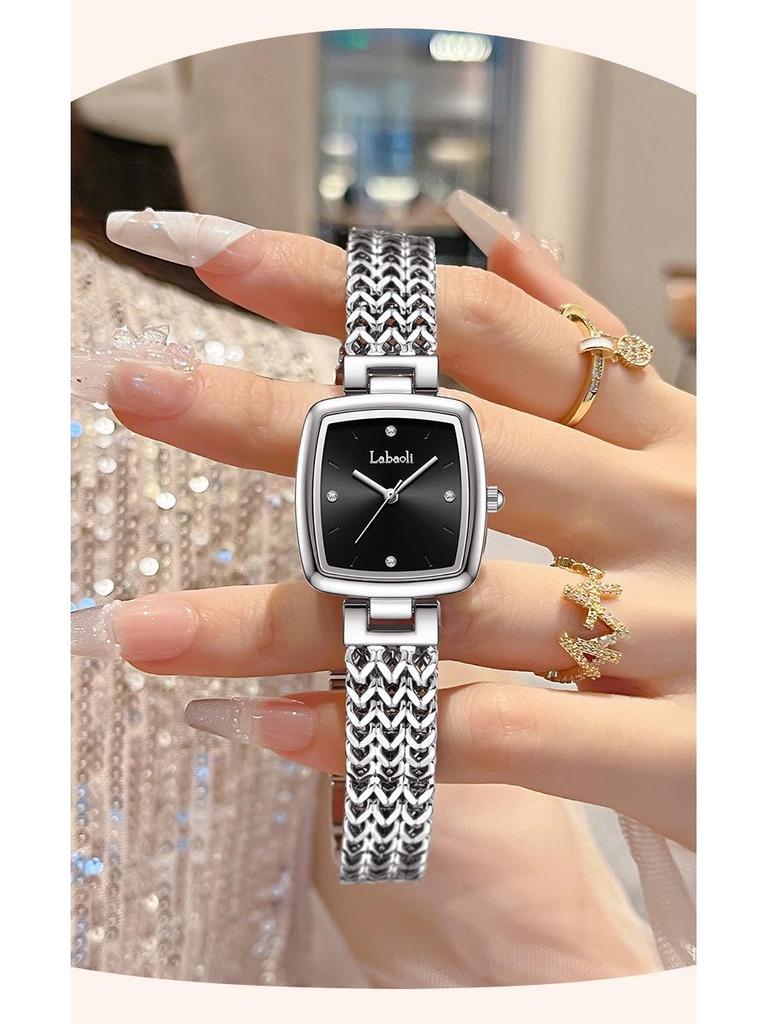 La Baoli Retro Women's Quartz Gold Watch - French Style, Artistic, High-End Feel
