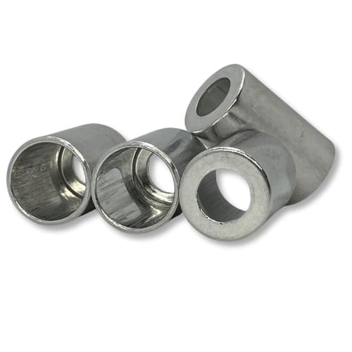 UMikke Crimping Tool for Hose, Aluminum Sleeve, Thin-Walled Hose, Crimping Cap, R12, R134a, Air Conditioning Gas, U219/12 Size, 4 Pieces