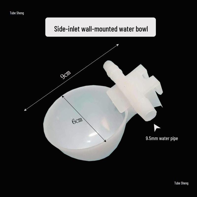 Automatic Poultry Drinking Bowl for Chickens, Pigeons & Quails - Cage Hanging Water Tank with Auto-Stop Feature