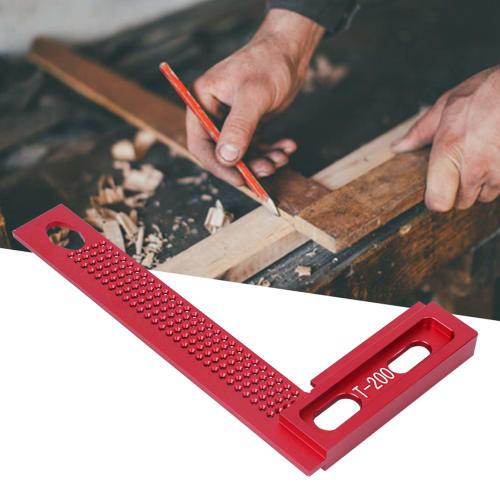 T-200 T-Cage, Square Ruler, Marking Tool, Aluminum Alloy Measuring Tool, Compatible with Scales