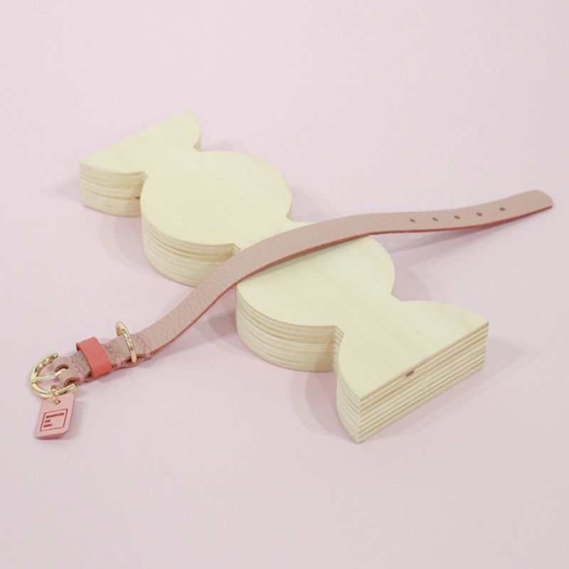 MAISON DE MIU Petsnal Color Leine Pink/Koralle