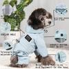 Dog Raincoat Quick Dry Pet Reflective & Adjustable Rain Poncho Jacket Waterproof & Windproof Puppy Hooded Cloak 4 Legs Raincoat