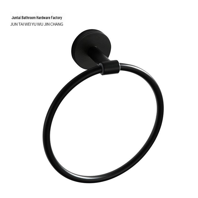 60 Series Model 304 Stainless Steel Wall-Mounted Towel Rack with Mirror Finish & Towel Ring