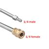 Heavy Duty Pressure Washer Extension Wand Stainless Steel Lance for Home Car Patio Walkway Cleaning