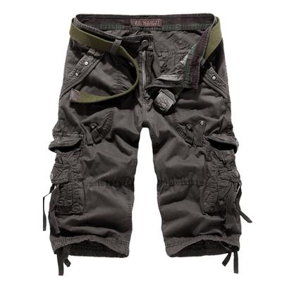 Summer Cargo Men's Pants Casual Outdoor Multi-pocket Trousers Calf-length Man Pants