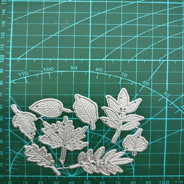 Flower Leaf Die Cut Flower Cutting Dies Scrapbooking Templates for Card Making Packaging Carbon Steel Die Cut Templates