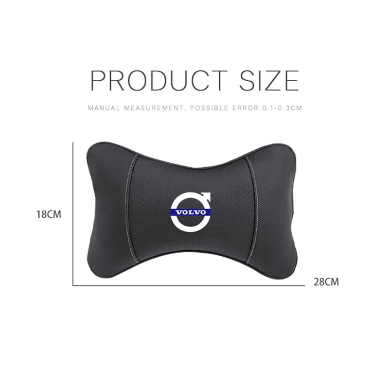 1 bucată Tetieră Auto Pernă Gât Scaun cu Logo Mașină Pentru Volvo V60 V40 XC90 S60 C30 XC60 V50 V70 S90 XC40 S80 V90 EX30 EX90 EM90 C40 S40